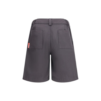Bermuda Shorts by GR10K for men in cotton polyester gray features a eye catching regular-fit and short with a eye catching .