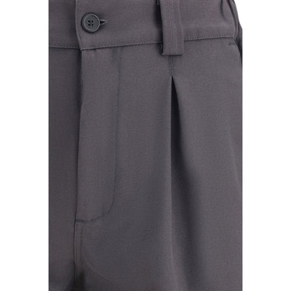 Bermuda Shorts by GR10K for men in cotton polyester gray presents a sleek silhouette, featuring a sleek regular-fit with a refined short and a sophisticated .
