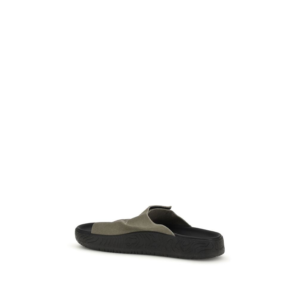 Flat Sandals by Veja for women in bos taurus calf suede leather bicolour features an statuesque City Women's Bos Taurus Calf Suede Leather Flat Sandals silhouette with a refined flat and elegant .