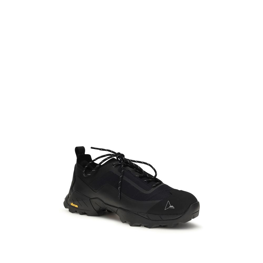 Athletic Sneakers by ROA for men in polyester black & jacquard features an timeless silhouette from the Men's Athletic Polyester Sneakers collection, showcasing a timeless athletic style for a timeless look.
