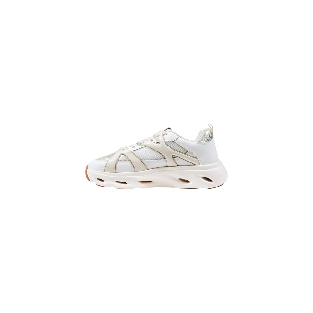 PINKO Women's Athletic Casual Polyester Rubber Leather Sneakers - Pink White