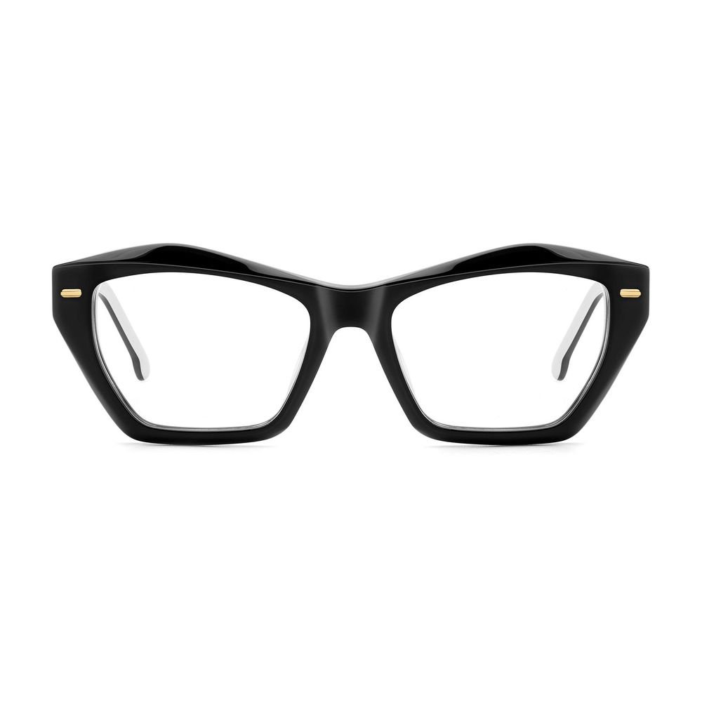 Eyeglasses Frames by Carrera for women in and black showcases a refined silhouette, detailed with a black coloured frame finish and a sophisticated full-frame frame design.