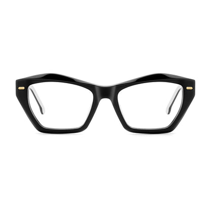 Eyeglasses Frames by Carrera for women in and black showcases a refined silhouette, detailed with a black coloured frame finish and a sophisticated full-frame frame design.