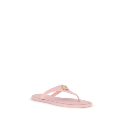 Versace Medusa Women's Rubber Flip-Flop Thong Sandals - Multicolor
