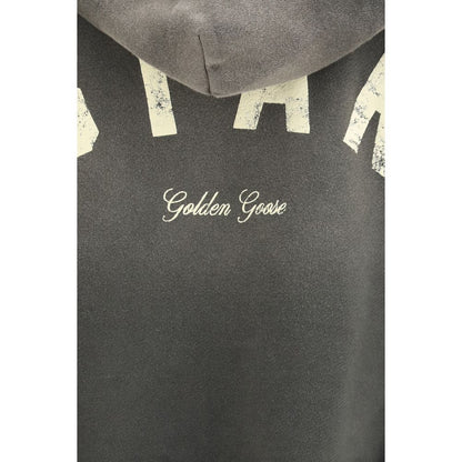 Sweatshirt Hoodie by Golden Goose for women in cotton gray features a edgy silhouette, detailed with a edgy and for a refined finish.