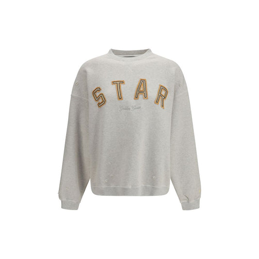 Activewear Sweatshirt by Golden Goose for women in cotton gray showcases a athletic silhouette with long-sleeve sleeves, a athletic crew neckline, and high-performance for a athletic aesthetic.
