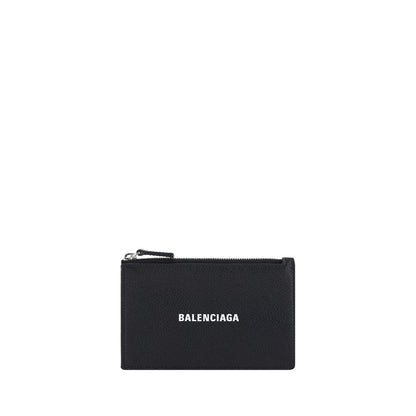 Cardholder Wallet by Balenciaga for men in bos taurus calf leather black, signature & monogram features a sleek silhouette, showcasing the sleek Bos Taurus Calf Leather Cardholder Wallet design with sophisticated card-organization compact-design coin-purse for a premium look.