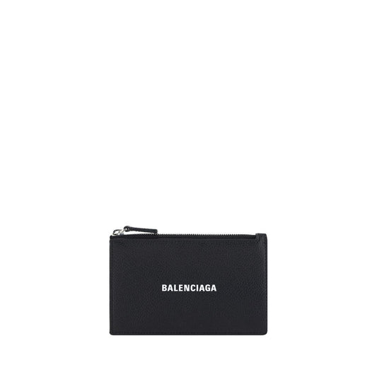 Cardholder Wallet by Balenciaga for men in bos taurus calf leather black, signature & monogram features a sleek silhouette, showcasing the sleek Bos Taurus Calf Leather Cardholder Wallet design with sophisticated card-organization compact-design coin-purse for a premium look.