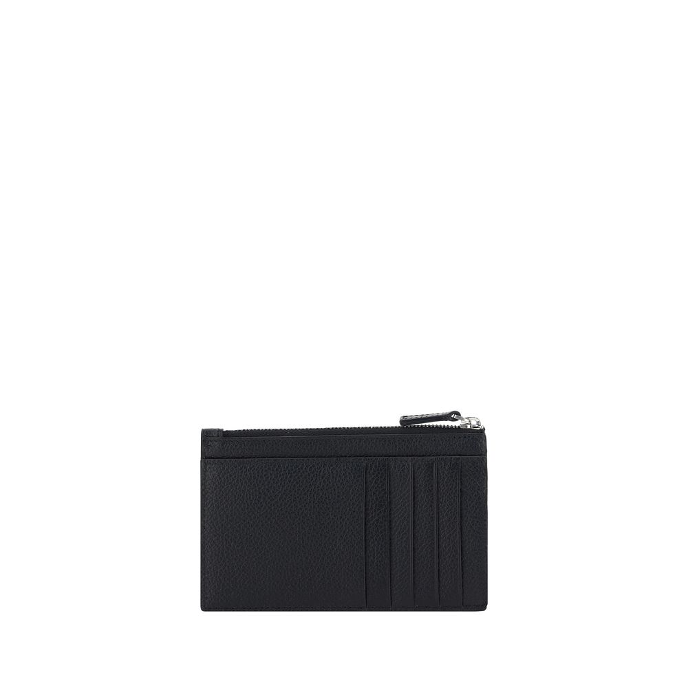 Cardholder Wallet by Balenciaga for men in bos taurus calf leather black, signature & monogram showcases a enchanting silhouette, artfully detailed with the signature style of the Bos Taurus Calf Leather Cardholder Wallet and functional card-organization compact-design coin-purse.