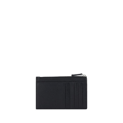 Cardholder Wallet by Balenciaga for men in bos taurus calf leather black, signature & monogram showcases a enchanting silhouette, artfully detailed with the signature style of the Bos Taurus Calf Leather Cardholder Wallet and functional card-organization compact-design coin-purse.