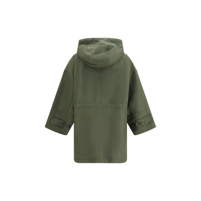 Max Mara Bicolor Cotton Trench Coat