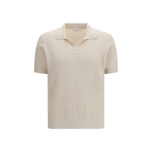 Polo Shirt by Roberto Collina for men in cotton beige presents a crisp silhouette, artfully detailed with a crisp and crisp .