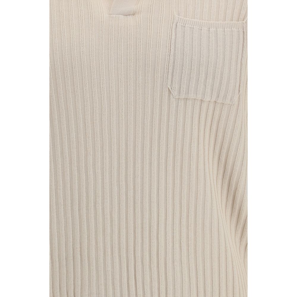 Polo Shirt by Roberto Collina for men in cotton beige showcases a enviable silhouette, featuring a refined and for a enviable finish.