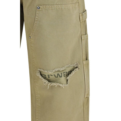 Cargo Pants by Alexander Wang for women in cotton bicolour features an urban chic relaxed-fit & regular-fit with a mid rise and long, creating a urban chic aesthetic for "Moon Behind the Hill".