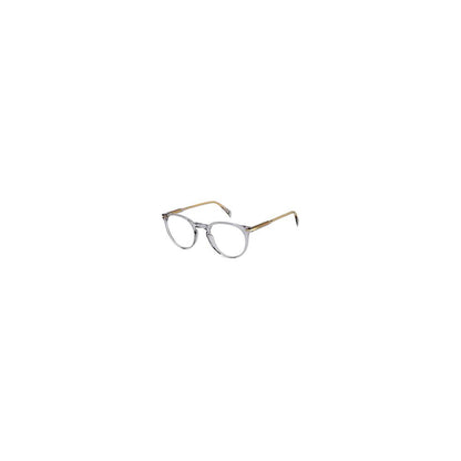Eyeglasses Frames by David Beckham for men in acetate gray features an refined silhouette, showcasing the refined gray coloured frame and sophisticated full-frame frame design.