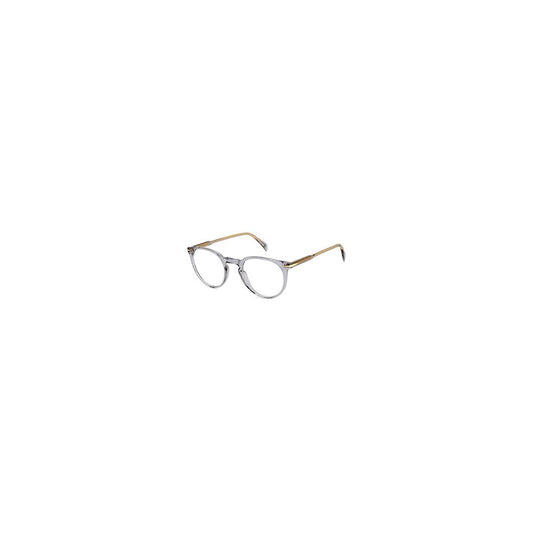 Eyeglasses Frames by David Beckham for men in acetate gray features an refined silhouette, showcasing the refined gray coloured frame and sophisticated full-frame frame design.