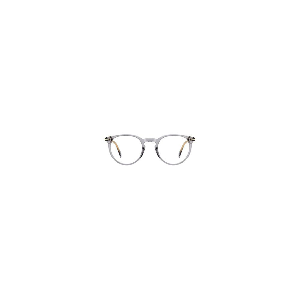 Eyeglasses Frames by David Beckham for men in acetate gray showcases a refined full-frame frame design with a refined gray coloured frame finish for a refined and sophisticated look.