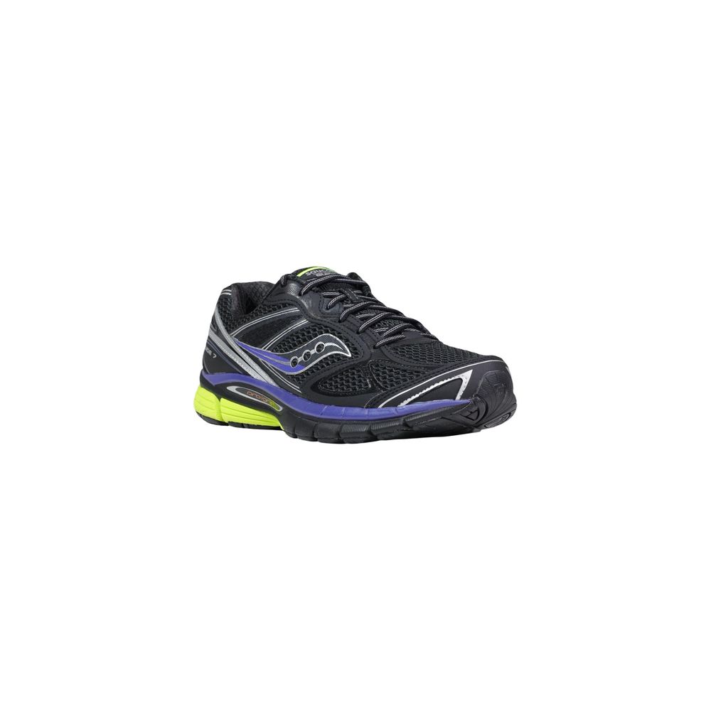 Saucony Men's Athletic Polyethylene Polurethane & Mesh Sneakers - Black
