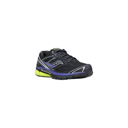 Saucony Men's Athletic Polyethylene Polurethane & Mesh Sneakers - Black