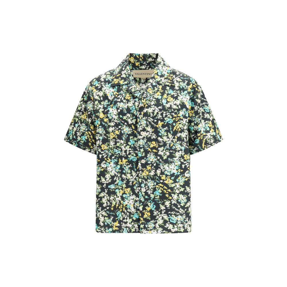 Shirt by Valentino Garavani for men in cotton multicolor, patterned, floral & print presents a discerning silhouette, showcasing a sophisticated and for a truly discerning finish.