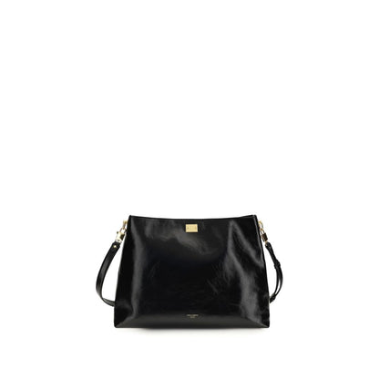 Large Shoulder Bag by Dolce & Gabbana for women in bos taurus calfskin leather & bio- acetate black showcases a enviable silhouette, artfully detailed with a secure , organized , and versatile shoulder-strap & adjustable-strap for a enviable look.
