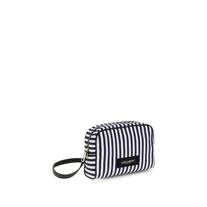 Handbag by Dolce & Gabbana for unisex in bos taurus nubuck calf leather polyester & viscose multicolor, palladium, signature & striped presents a ornamental silhouette, showcasing a secure zipper, ample cardholder, and versatile handle for a ornamental finish.
