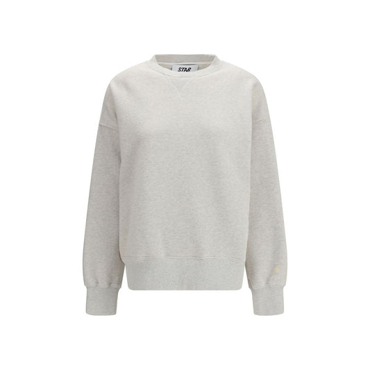 Sweatshirt by Golden Goose for women in cotton gray, gold & signature features an exquisite silhouette, showcasing and crew neckline details for a exquisite look.