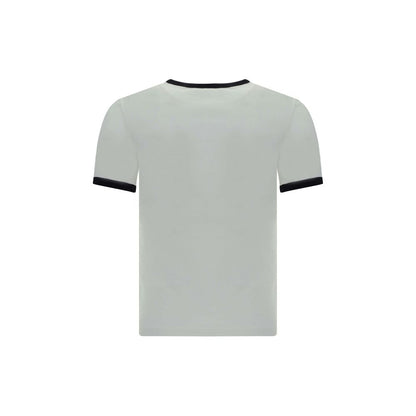 T-Shirt by Courrèges for women in cotton white features an edgy silhouette, meticulously detailed with a sophisticated and crew neckline for a truly edgy finish.