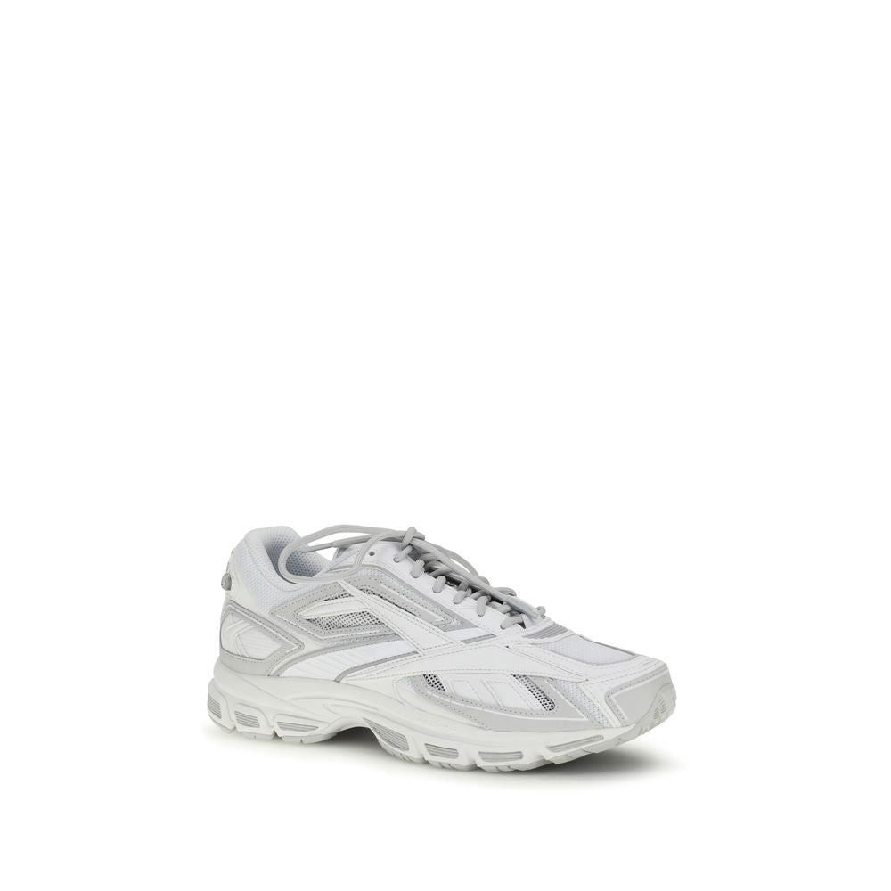 Athletic Sneakers by Reebok for men in polyester polyethylene & polyurethane white features an exquisite silhouette, showcasing the premium athletic style of the Men's Athletic Polyester Polyethylene & Polyurethane Sneakers with an exquisite finish.