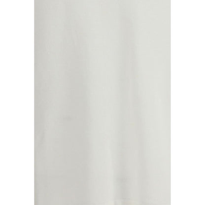 T-Shirt by Lardini for men in linen & cotton white features an edgy silhouette, meticulously detailed with a sophisticated and for a truly edgy finish.