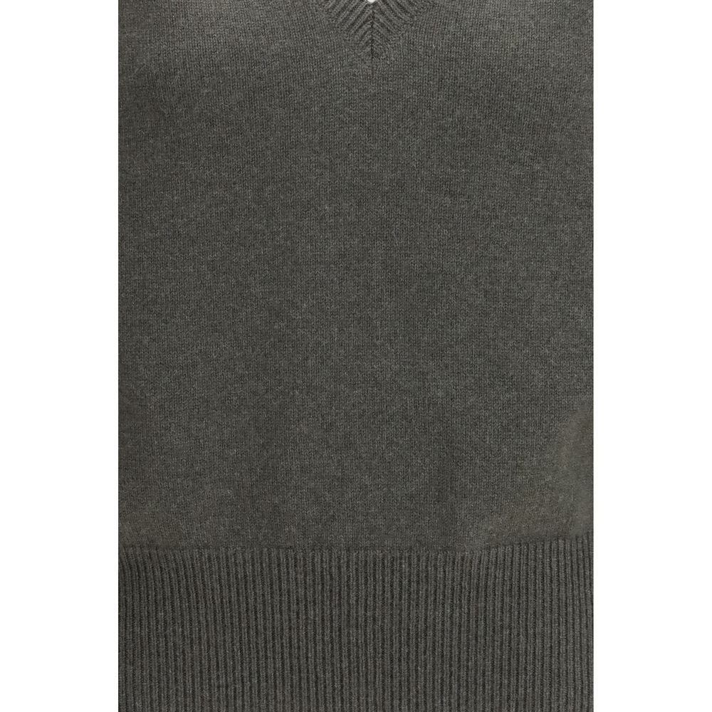 Sweater by SA SU PHI for women in cashmere bicolour features an polished silhouette, showcasing refined and a sophisticated for a truly polished finish.