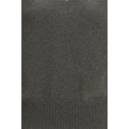 Sweater by SA SU PHI for women in cashmere bicolour features an polished silhouette, showcasing refined and a sophisticated for a truly polished finish.