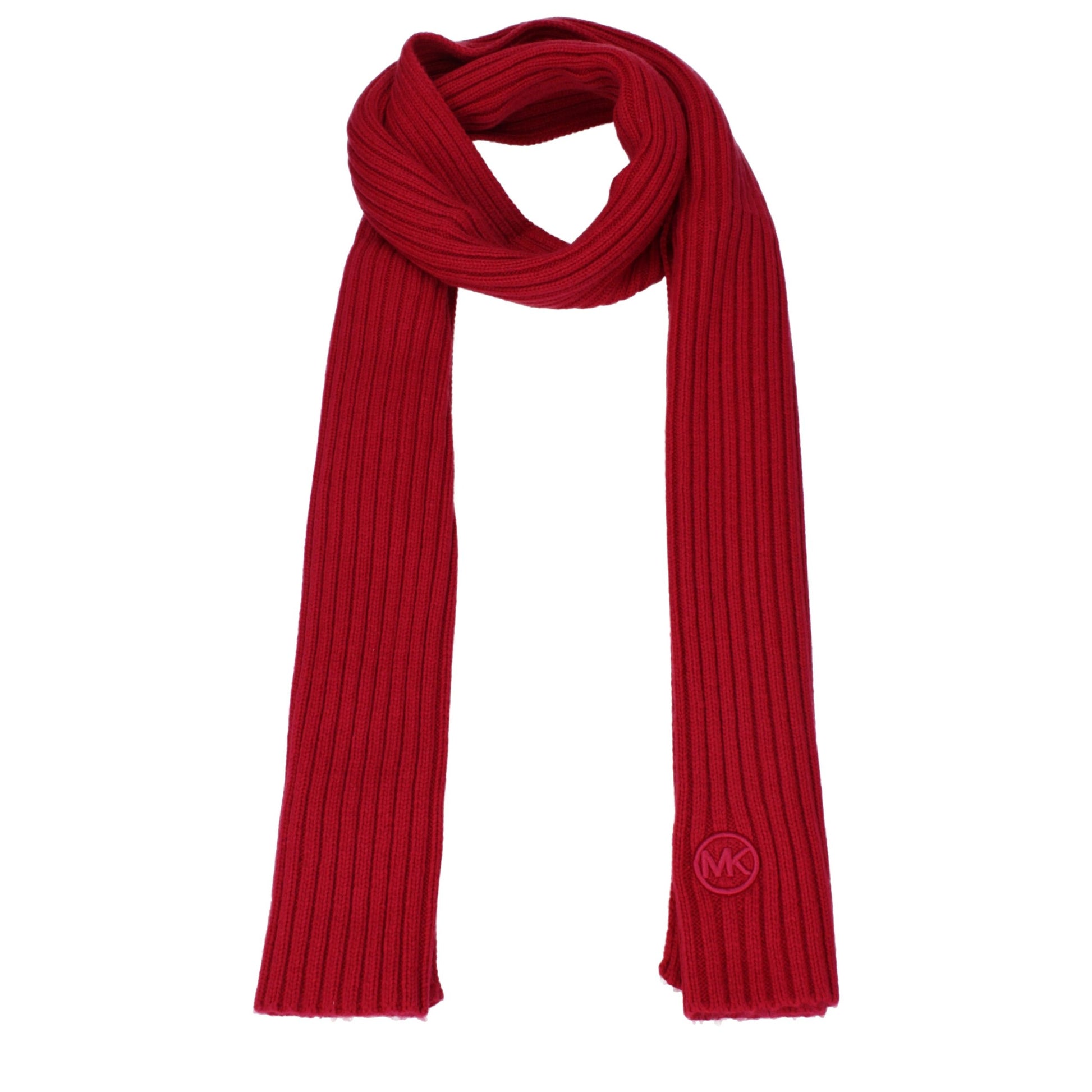 Scarf by Michael Kors for women in polyester fuchsia & pink presents a cosy silhouette, artfully capturing the sophisticated design and premium aesthetic of the Polyester Scarf.