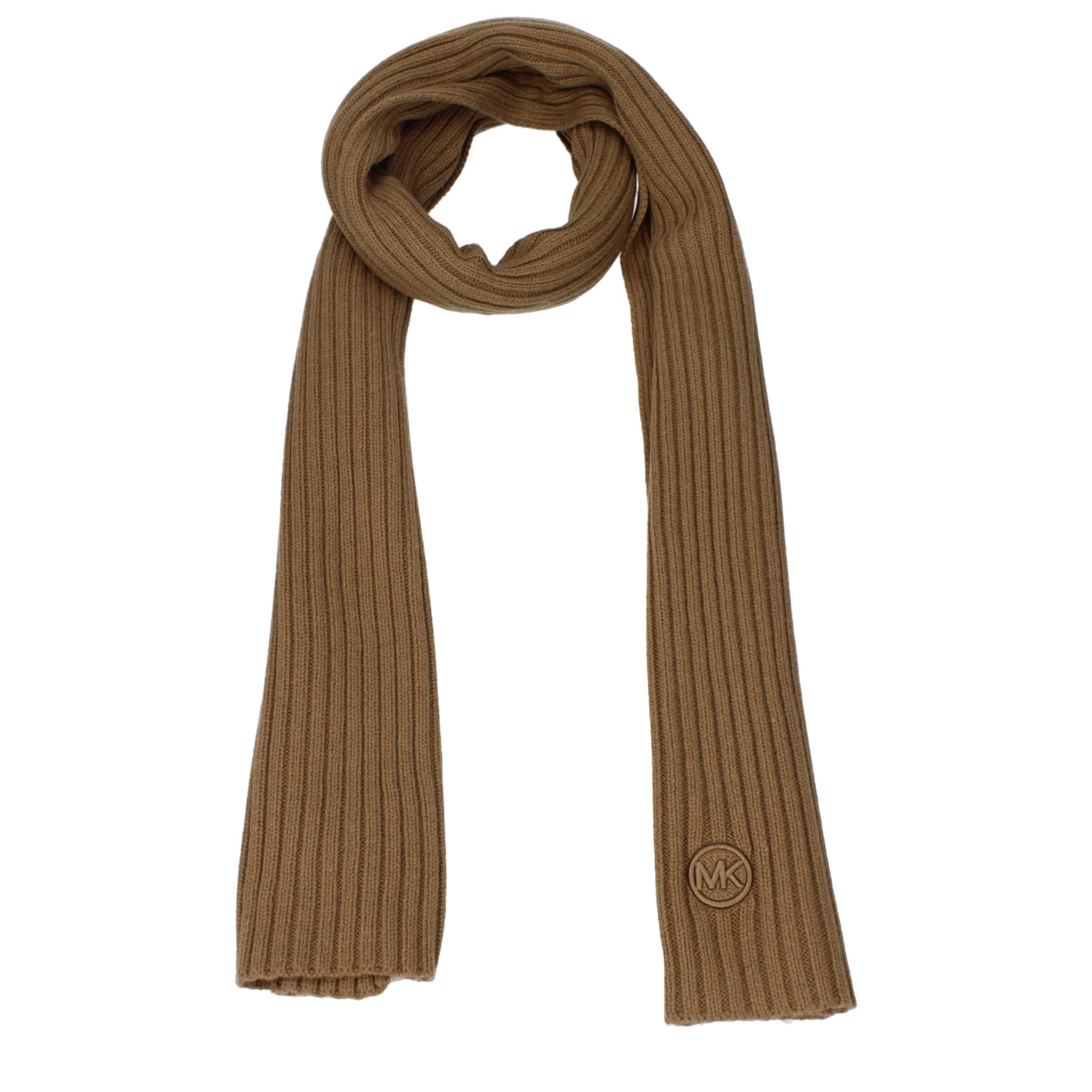 Scarf by Michael Kors for women in polyester brown presents a effortlessly chic silhouette, artfully capturing the essence of the effortlessly chic Polyester Scarf design for a sophisticated look.