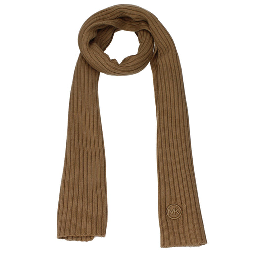 Scarf by Michael Kors for women in polyester brown presents a effortlessly chic silhouette, artfully capturing the essence of the effortlessly chic Polyester Scarf design for a sophisticated look.