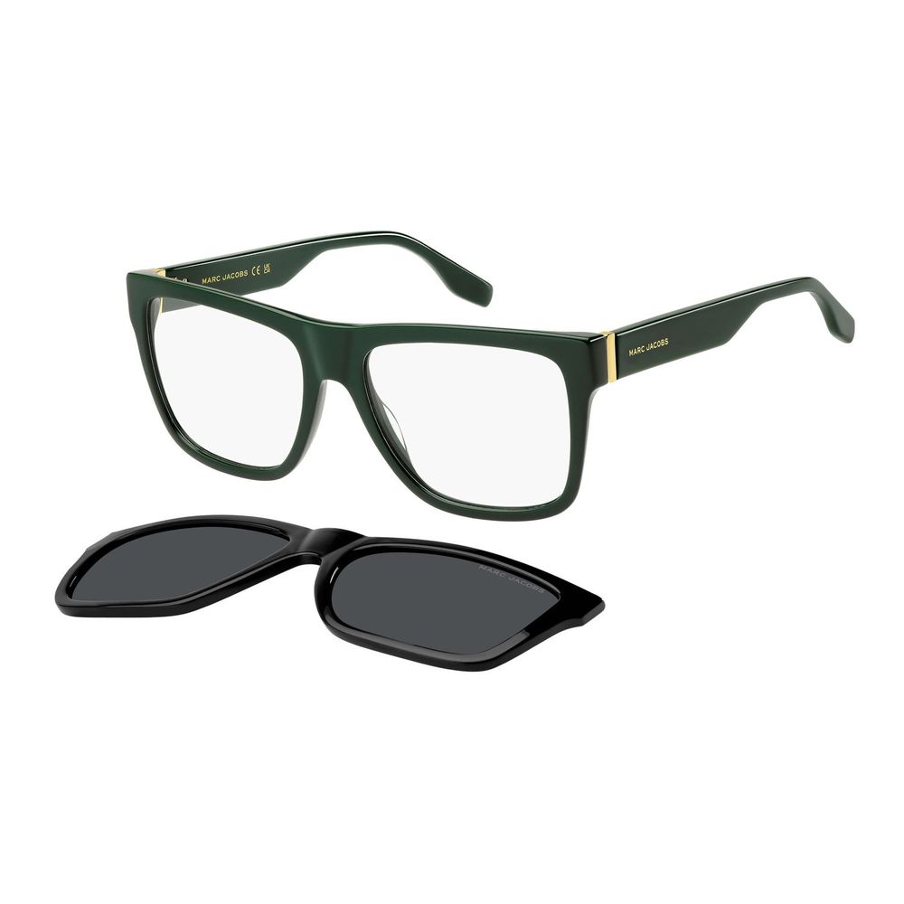 Eyeglasses Frames by Marc Jacobs for men in acetate multicolor features an refined silhouette, showcasing the refined green coloured frame and sophisticated full-frame frame design.