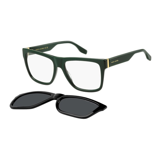 Eyeglasses Frames by Marc Jacobs for men in acetate multicolor features an refined silhouette, showcasing the refined green coloured frame and sophisticated full-frame frame design.