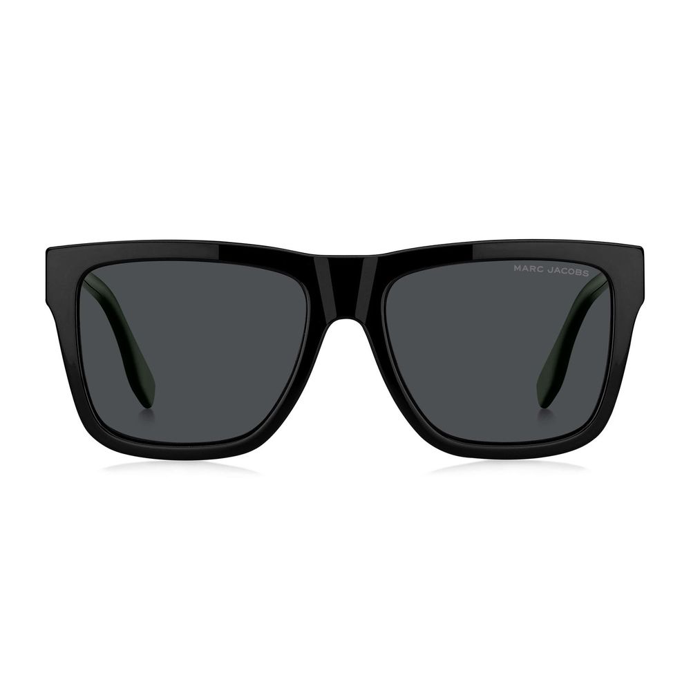 Eyeglasses Frames by Marc Jacobs for men in acetate multicolor showcases a reflective silhouette, artfully incorporating a sophisticated green coloured frame with a distinct full-frame frame design.