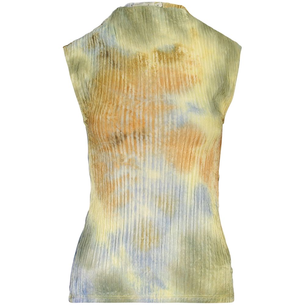 Tank Top by Desigual for women in stretch polyester yellow showcases a sumptuous silhouette, artfully detailed with a sumptuous and for a truly sumptuous finish.
