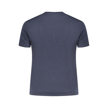 T-Shirt by Desigual for women in stretch cotton blue showcases a fashionable silhouette, elegantly detailed with a fashionable and for a sophisticated, high-fashion look.