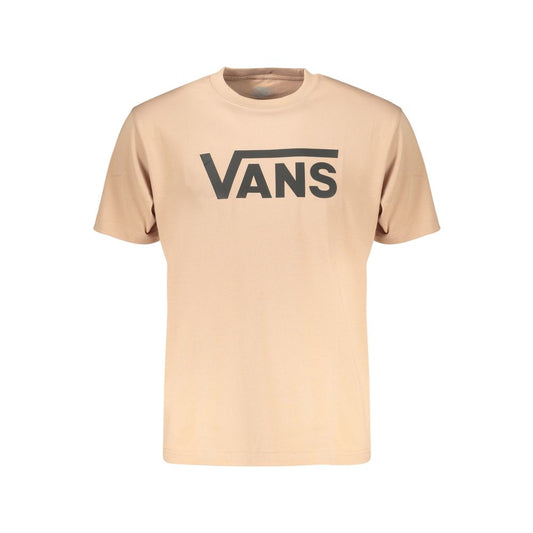 T-Shirt by Vans for men in cotton brown showcases a dramatic silhouette, elegantly detailed with a dramatic and for a truly dramatic finish.