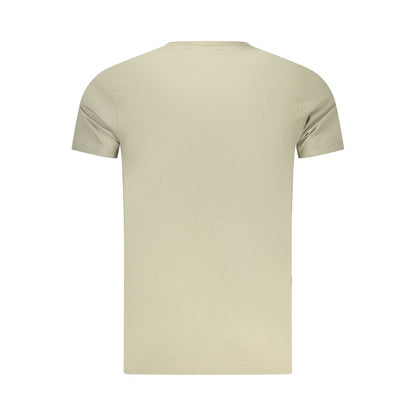 T-Shirt by Pepe Jeans for men in cotton green & print features a plush silhouette, showcasing a sophisticated and for a truly plush finish.