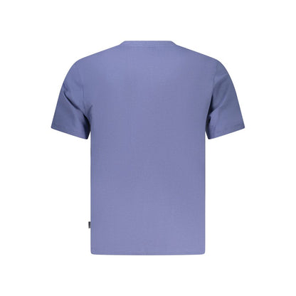 T-Shirt by Pepe Jeans for men in cotton blue showcases a chic silhouette, artfully detailed with a chic and for a chic finish.