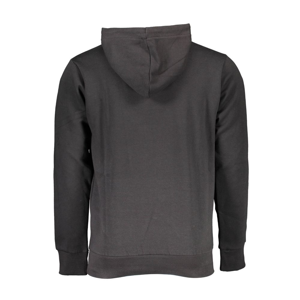 Hooded Sweatshirt by U.S. Grand Polo for men in cotton polyester black presents a smart casual silhouette, featuring a smart casual and for a sophisticated look.