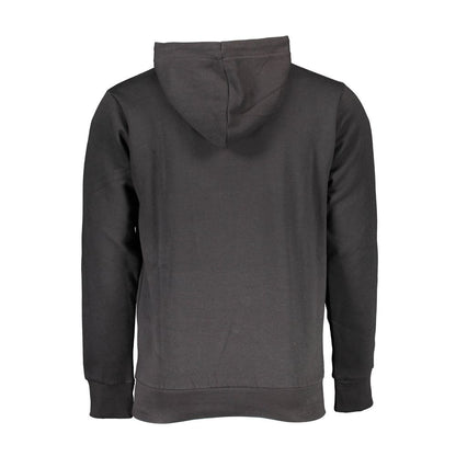 Hooded Sweatshirt by U.S. Grand Polo for men in cotton polyester black presents a smart casual silhouette, featuring a smart casual and for a sophisticated look.