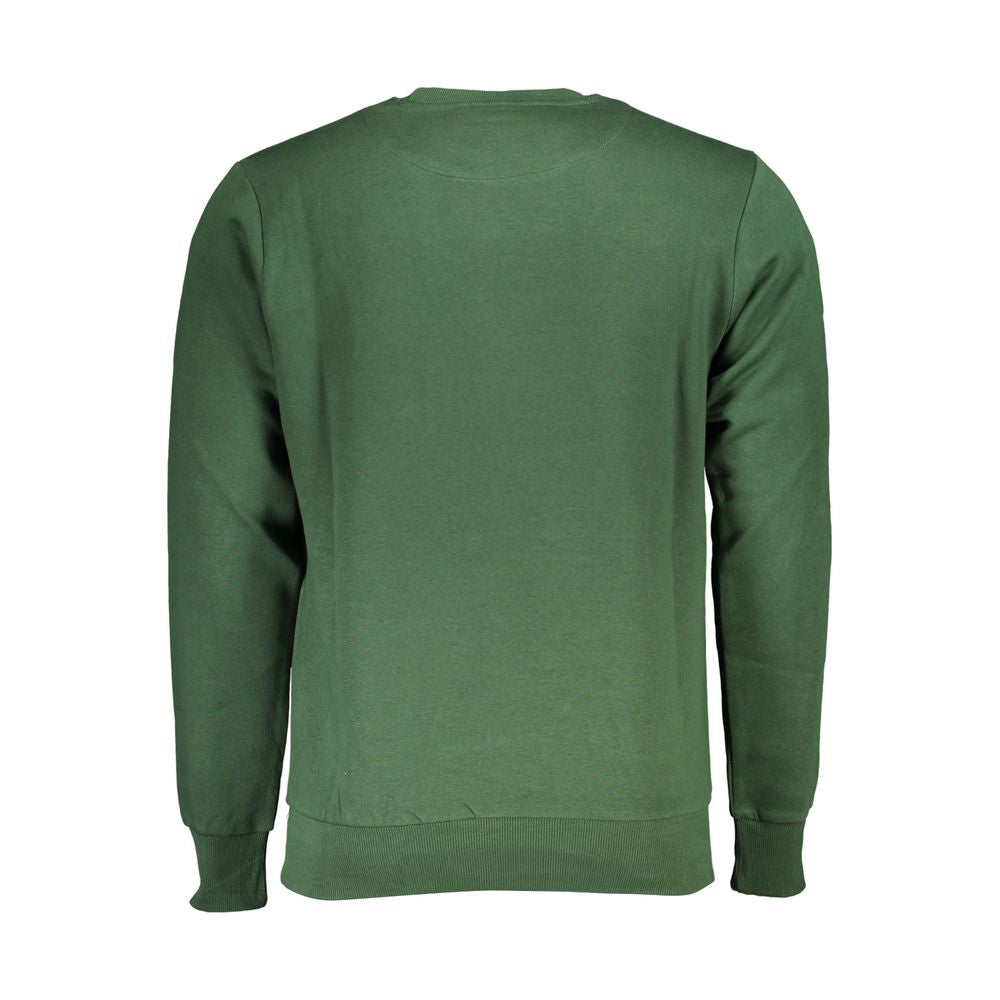 Sweatshirt by U.S. Grand Polo for men in cotton polyester green showcases a slouchy chic silhouette, artfully detailed with a slouchy chic and for a slouchy chic finish.