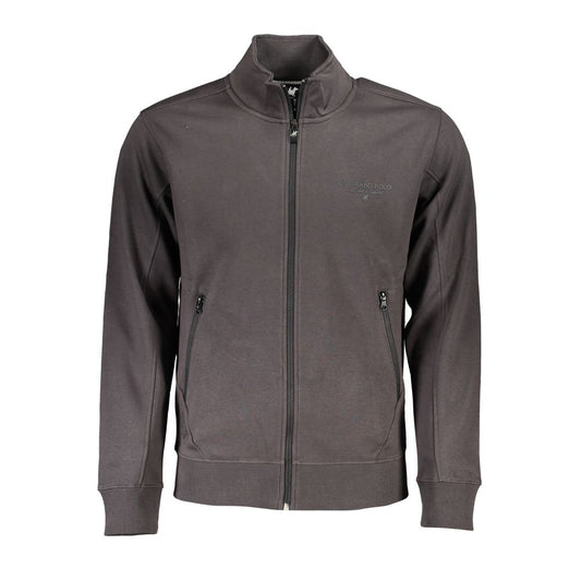 Sweatshirt by U.S. Grand Polo for men in cotton polyester gray features an exquisite silhouette, showcasing and details for a exquisite look.