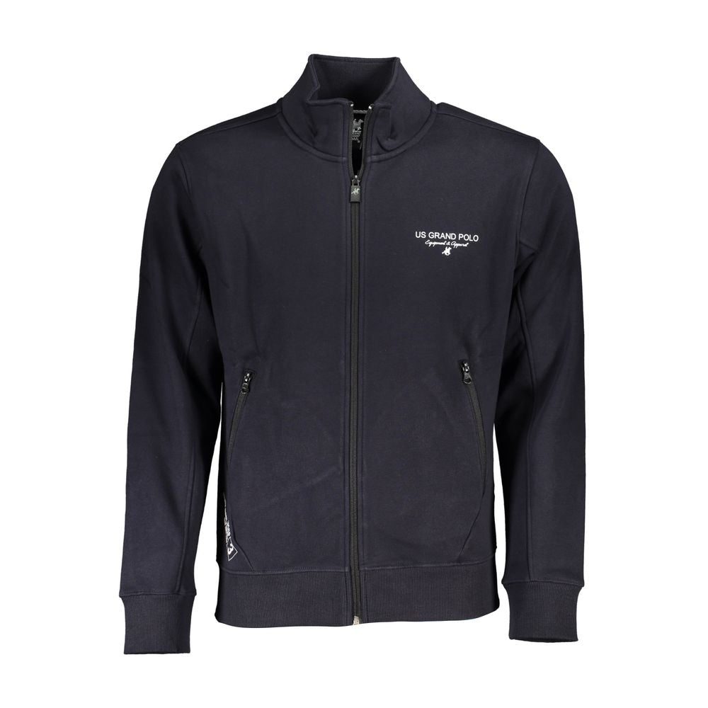 Sweatshirt by U.S. Grand Polo for men in cotton polyester blue features a unrivaled silhouette with a refined and unrivaled detailing for a sophisticated look.