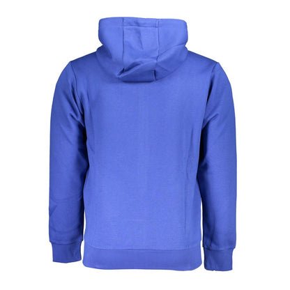 Hooded Sweatshirt by U.S. Grand Polo for men in cotton polyester blue features an exquisite silhouette, showcasing and hooded neckline details for a exquisite look.