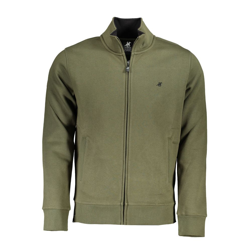 Sweatshirt by U.S. Grand Polo for men in cotton polyester green features a unrivaled silhouette with a refined and unrivaled detailing for a sophisticated look.